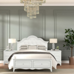 Picture of 5Pc White  Bedroom set