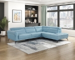 Picture of 2-Piece Genuine Leather Sectional with Right Or Left Side Chaise