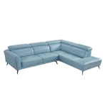 Picture of 2-Piece Genuine Leather Sectional with Right Or Left Side Chaise
