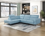 Picture of 2-Piece Genuine Leather Sectional with Right Or Left Side Chaise