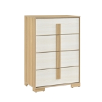 Picture of 5Pc Twin bed, Dresser and mirror, Chest and Night stand Bedroom set collection