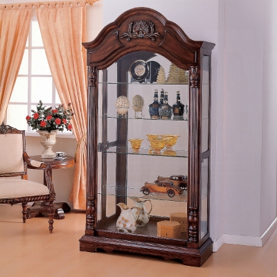 Show details for Curio Cabinet 43"W X 17"D X 84"H Picture of Curio Cabinet 43"W X 17"D X 84"H
