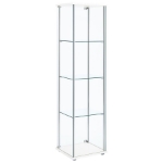 Picture of White 4 Shelf Curio Cabinet - L 16.75 X W 14.25 X H 63.75