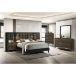 Picture of 33"W x 50"H Dark Brown Engineered Wood Chest