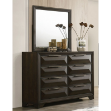 Picture of Solid Wood, Engineered Wood, Wood Veneer Dresser and Mirror