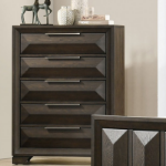 Picture of 35.5"W x 48"H Solid Wood, Engineered Wood, Wood Veneer Chest