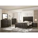 Picture of 35.5"W x 48"H Solid Wood, Engineered Wood, Wood Veneer Chest