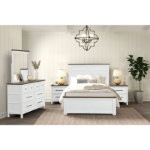 Picture of White/Dark Brown or Blue/Dark Brown Finish Twin/Full Bed