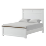 Picture of White/Dark Brown or Blue/Dark Brown Finish Twin/Full Bed