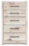Picture of 31.73"W x 54.02"H Five Drawer Chest