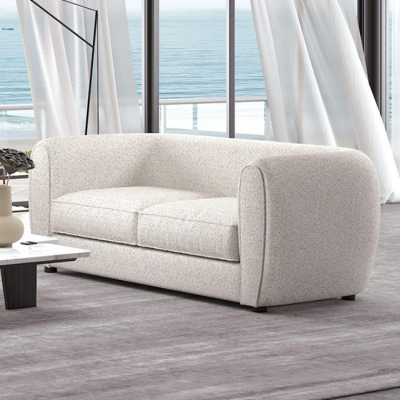 Show details for Material Boucle, Solid Wood Exclusive Boucle Fabric Wooden Legs Loveseat Picture of Material Boucle, Solid Wood Exclusive Boucle Fabric Wooden Legs Loveseat