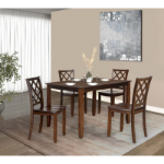 Picture of Diamond Chair Back Material Solid Rubberwood, 5 Pc. Dining Table Set