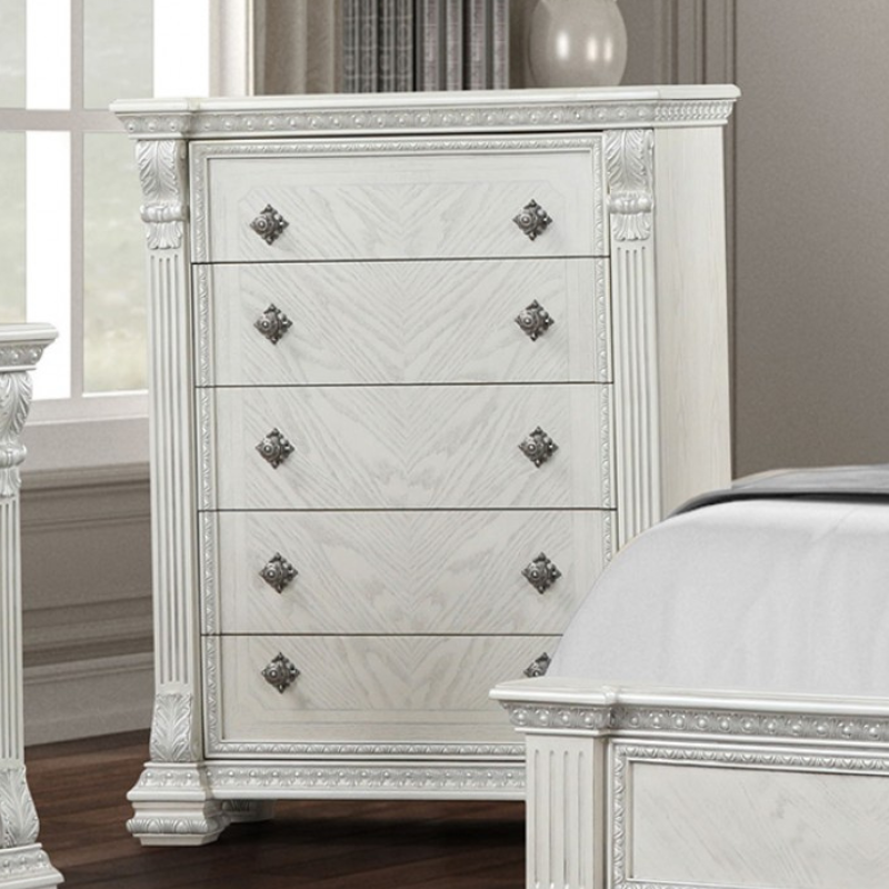 Picture of 42" Silver Brushed Material Engineered Wood Chest