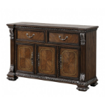 Picture of 60" x 39.5" Inch Dark Brown Material Engineered Wood Sideboard