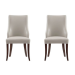 Picture of Light Grey, Taupe Solid Beech Wood Frame Dining Chair