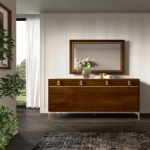 Picture of 76.77" x 34.6" Inch 4 Door Buffet Server