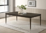 Picture of 63"-81"-inch Extendable Dining Table Ash Brown