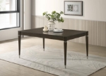 Picture of 63"-81"-inch Extendable Dining Table Ash Brown