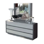 Picture of 3 Drawer Dresser and Mirror