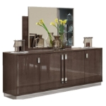 Picture of 79" x 34" Inch 4 Door Buffet w/Mirror