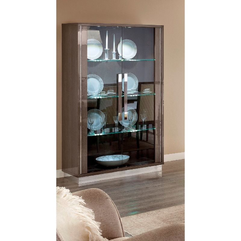 Picture of 2 Door China SILVER BIRCH - 44"W x 19"D x 75"H