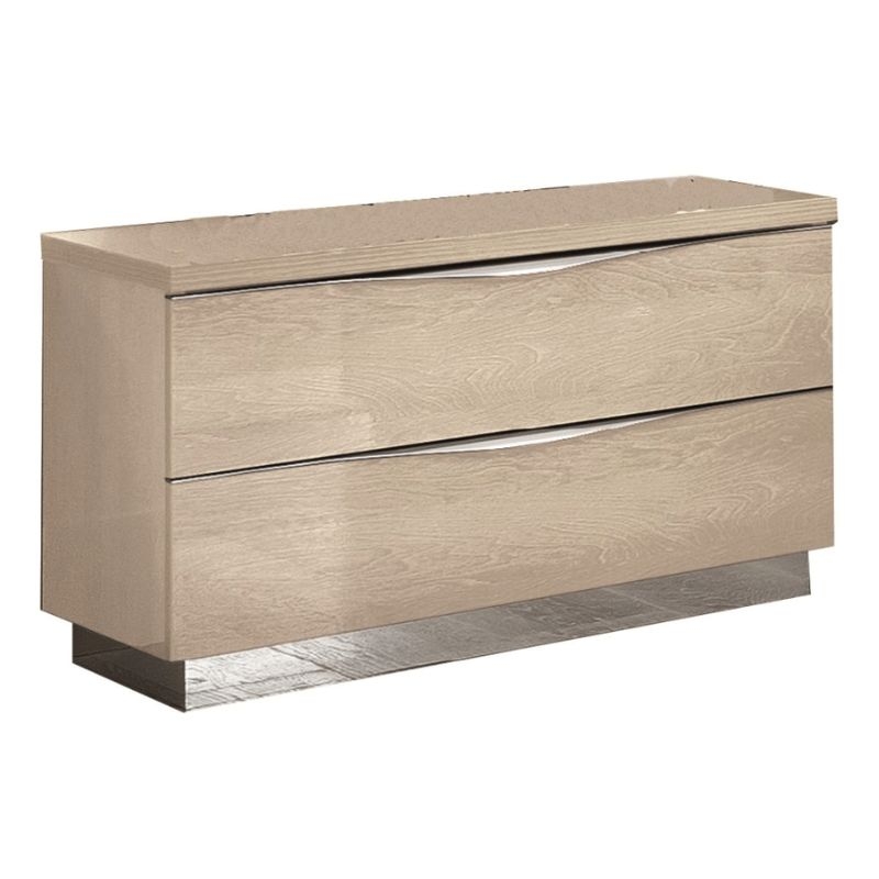 Picture of Modern lines Natural And Brown Nightstand