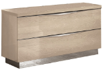 Picture of Modern lines Natural And Brown Nightstand