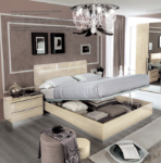 Picture of Modern lines Natural And Brown Nightstand