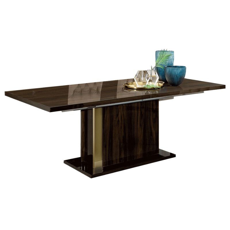 Picture of 79/97" Extendable Walnut Wood veneer Dining Table