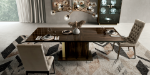Picture of 7pcs Walnut Dining Room Set