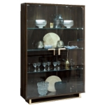 Picture of 2 Door Walnut China - 43"W x 19"D x 76"H