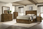 Picture of Walnut 7-Drawer Dresser and Mirror