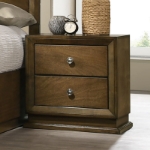 Picture of Walnut Two Drawer Night stand