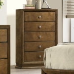 Picture of 5Pc Walnut Bedroom Set