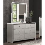 Picture of Champagne Dresser and Mirror