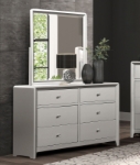 Picture of Champagne Dresser and Mirror