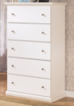 Picture of 33.31" Wood 5 drawers Chest