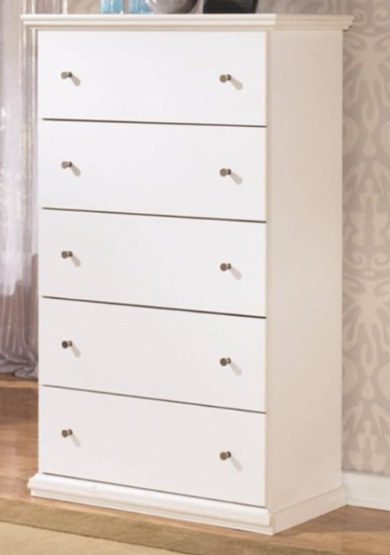 Picture of 33.31" Wood 5 drawers Chest