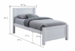 Picture of 33" or 39" w/trundle or w/o trundle Bed and Mattresses