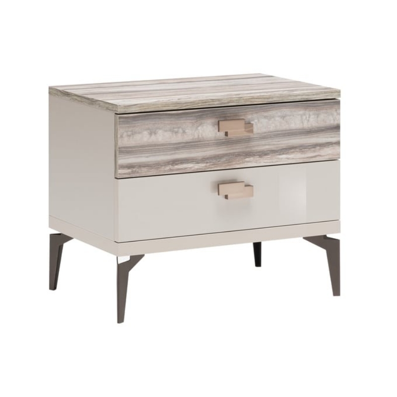 Picture of Two Drawer High Gloss Night Stand