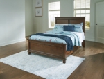 Picture of Brownish cherry finish Full Panel Bed