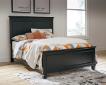 Picture of Brownish cherry finish Full Panel Bed