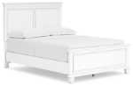 Picture of Brownish cherry finish Full Panel Bed