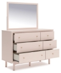Picture of Wood  Dresser and Mirror