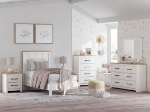 Picture of White finish Full Panel Bed
