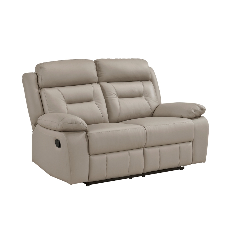 Picture of Genuine Leather Reclining Loveseat