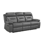 Picture of Genuine Leather Reclining Sofa, Love Seat and Chair