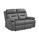 Picture of Genuine Leather Reclining Sofa, Love Seat and Chair