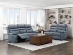 Picture of Genuine Leather Reclining Sofa