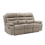 Picture of Genuine Leather Reclining Sofa, Love Seat and Chair